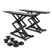 Car Lift, 7,000 Lbs. Capacity Portable Car Lift, 26.8 In. Max. Height, Carbon Steel Truck Lift with 120-Volt Power Unit — Studio Shot
